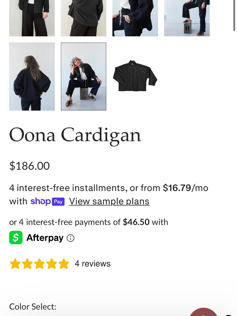 SF Curator Oona Jacket Cardigan - Picture 5 of 5